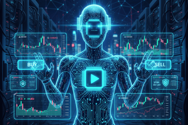 Ilustrasi digital apa itu robot trading - Ultima Markets