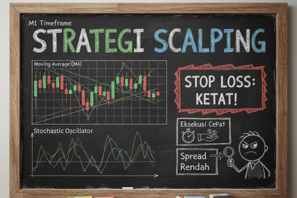ilustrasi indikator dan tools untuk strategi scalping - Ultima Markets