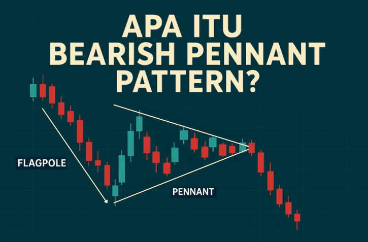 Apa itu Bearish Pennant Pattern