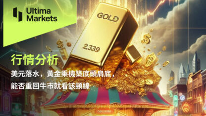 美元落水，黃金乘機築底頭肩底，能否重回牛市就看該頸線