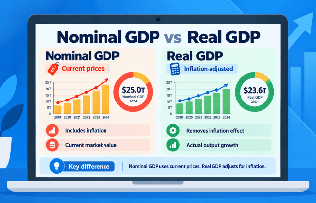 Nominal vs Real GDP. - Ultima Markets